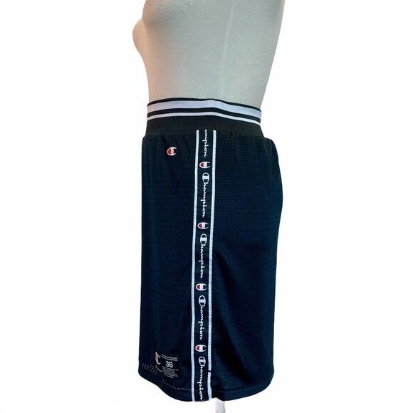CHAMPION Black Mesh reversible Track Skirt Sz S - Picture 6 of 14